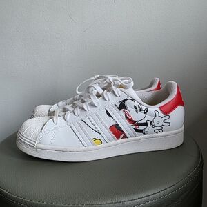 Adidas x Disney Mickey Mouse Superstar Sneakers Unisex 7M | 8.5W